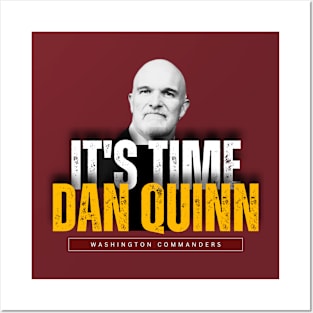 IT'S TIME DAN QUINN WASHINGTON COMMANDERS Posters and Art